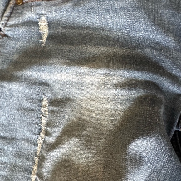 AB-SOLUTION SIDE POCKET GIRLFRIEND JEANS IN BLUE VINTAGE - Picture 3 of 8